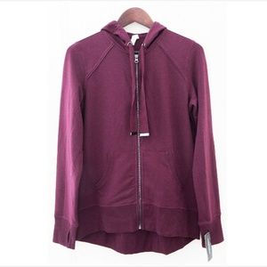 Ideology Zip-up Front Drawstring Hoodie Jacket